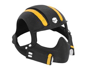 Generic Eye-Catching Cat Helmet PLA 3D Printed Costume Hat Black Yellow for Cat Cosplay Events