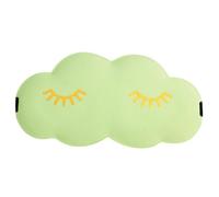 Generic Eye Covers for Sleep - 3D Cloud Sleep Eye | 3D Cloud Shape Foam Blind Folds | Breathable Eyelash Eye | Multifunctional Ergonomic Sleep with Adjustable Button for Bed, Green