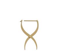 Generic Eyebrow Ruler for Perfect Symmetry Stainless Steel Microblading Tool for Makeup Artists and Individuals 3 Point Positioning (Gold)