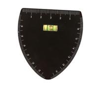 Generic Eyebrow Stencil Ruler Stainless Steel Makeup Symmetry Tool Arch Guide Portable Eyebrow Shaping Tool Reusable Brows Template Suitable for Beginners Tra, V Shape