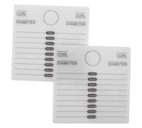 Generic Eyelash Efficiency 2pcs Eyelashes False Acrylic Pallet Board for with Enhanced Work and No Deformation Extension Tool for Personal Use and Beauty Salons