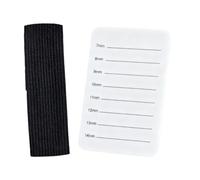 Generic Eyelash Extension Holder Pallet Tray Featuring Polished Surface with Secure Tape Connection And Portable Design Suitable for Lash Technicians Travel, White 7 to 14mm