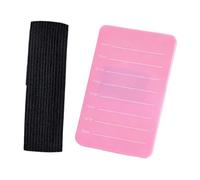 Generic Eyelash Extension Holder Pallet Tray Featuring Polished Surface with Secure Tape Connection And Portable Design Suitable for Lash Technicians Travel, Rose Red 7 to 14mm