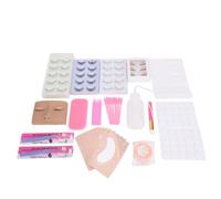 Generic Eyelash Extension Kit for Beginners, Complete Lash Tech Starter Kit with Practice Pad and Tools for Training Students (Set 2)
