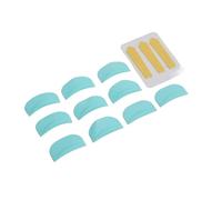Generic Eyelash Perm Curler Kit with 3 Sizes Silicone Pads for Beautiful Curling At Beauty Salon - Reusable and Soft (Blue Pad+Yellow Cover Ribbon)
