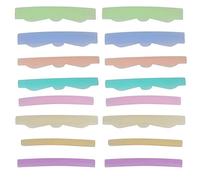Generic Eyelashes Curler Rods Silicone Perming Pad 8 Pairs Safe Durable Lift Individual Use