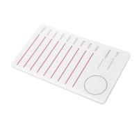 Generic Eyelashes Extension Holder Durable Silicone Pad Makeup Tool Smooth Corners Eyelash Grafting High Efficient Salon Use Plastic As Pictures Show (Single XL eyelash table)
