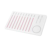 Generic Eyelashes Stand Lightweight Grafting Palette Holder for Efficient Pick Up Eyelashes Professional and Personal Use Plastic 5.4 * 3.1 * 0.2inch (Single XL eyelash table)