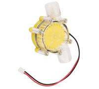 Generic F50 Micro Hydro DC Hydroelectric Power Energy Generator Durable Low Noise Stable Working for Outdoor Camping (F50 80V Transparent Yellow)