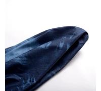 Generic Fabric,Denim Fabric Dye Tie-Dye Fabric Washed Denim Fabric Denim Use for Sewing Jeans Dressmaking T-Shirt/K Blue/140 * 100Cm