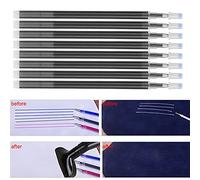 Generic Fabric Marker Pen Refill Durable Marking Tool for DIY Leather Accessories and Sewing, 100 Pieces for Tailors and Cross Stitch Enthusiasts (Black)