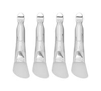Generic Face Brushes Set Hygiene Soft Silicone Aluminum Handle for Moisturizing Applicable Scene Skin Care 4pcs