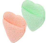 Generic Facial Cleansing Sponges and Gentle Exfoliation 2pcs for Efficient Makeup Removal Portable Finger Wash Pads Suitable for Daily Skincare Routine