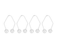 Generic Facial Dimple Trainer Tool, Easy to Use Dimple Maker Balls for Achieving Charmingly Cute Dimples on Cheeks, Portable and Compact Design, 2 Pairs (White)