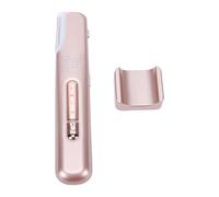 Generic Facial Exfoliation Hair Removing Tool for Gentle and Precise Hair Removal with LED Light for Women Travel Size USB Rechargeable (Pink Gold)