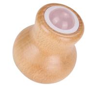 Generic Facial Roller and Eye Massage Tool, Rose Quartz and Lotus Wood Face Massager for Neck and Hand Muscle Relaxation, Compact Portable Skin Care Roller for Relaxation and Self-Care