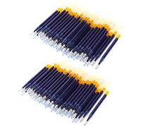 Generic Fade-Proof Fabric Marker Pen Refill Silver Blue 100PCs for Clothing Leather Tailor Tools (Blue)