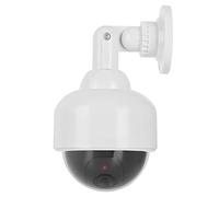 Generic Fake Surveillance Camera Dummy Security Cam with Flashing LED Light High-fidelity Deterrent for Thieves