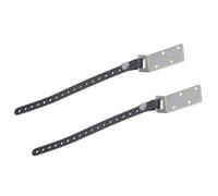 Generic Falling Prevention Straps Safety Proofing Kit Tv 2pcs for and Cabinet, Furniture Wall Anchors Iron and Plastic Material, Black and Silver to Prevent Injury