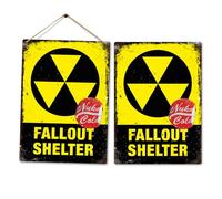 Generic Fallout Shelter Nuka Cola | Printed Metal Plaque/Sign