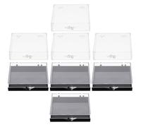 Generic False Nail Storage Box with Lid 8pcs Press on Nail Packaging Organizer Sturdy Pp Material Prevents Bending and Beads Storage