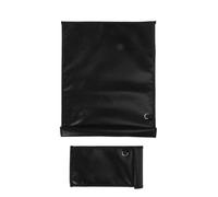 Generic Faraday Bag, Fireproof Signal Blocker for Phones Car Keys Tablets Laptops, with Double Roll Design Hook Loop Closure Metal Loop