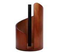Generic Farmhouse Style Wooden Paper Towel Stand Sturdy Roll Holder for Standard Large Extra Large Rolls Modern Elegance for Kitchen Bathroom Decor