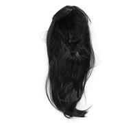Generic Fashion Black Long Wig with Bangs for Women Great for Cosplay or Daily Use Durable Synthetic Hair