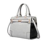 Generic Fashion Dog Purse PU Leather Carrier Lightweight for Hiking Shopping with Small Pets Max 8lbs Size 38x29x19cm (Grey)
