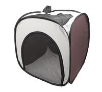 Generic Fashionable Foldable Dog Drying Room Fast Hair Dryer Grooming House for Cat, Oxford Cloth Material (Coffee)