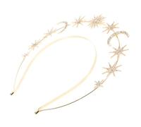 Generic Fashionable Goddess Crown Headband Rhinestone Star Crown Women's Parties and Balls