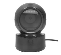 Generic Fast Barcode Scanner USB Wired Auto Sensing Omnidirectional for Retail and Warehouse Use Compact ABS 1D 2D QR Scanning 5.35x4.13x3.7in
