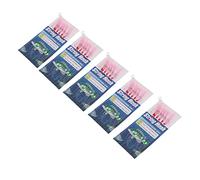 Generic Feather Fishing String Hooks Bite Resistant Lures for Freshwater Fishing Small Size 5 Sets Carbon Steel (14#)