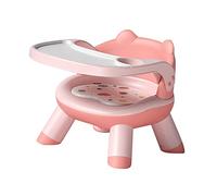 Generic Feeding Chair for Young Children, Comfortable Dining Room for Easy -to -Sound Cleaning Babies for Children for (Pink)
