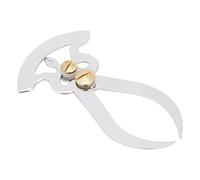 Generic Feeler Stainless Steel Compact Measurement Ruler Tool for Woodworking Doors 3.6 X 2.1in for Workshop