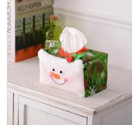 Generic Festive, Decorative Rectangular Plastic Christmas Tree Ornaments, Tissue Set, Clear