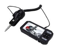 Generic Fiber Optic Inspection Tool 400X Magnification with 4.5 Inch LED Screen Voice Editing for Telecom Engineers and Technicians Portable ABS