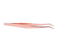 Generic Fiber Tip Lash Tweezers, Lash Tweezers with Exceptional Accuracy and Flair Stainless Steel Eyelash Extension for Precise Separation of False Eyelashes (#1)