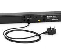 Generic Figure 8 Power Cable Replacement for Sharp HT-SBW110 HT-SB140 HT-SB100K Sound Bar, Black, 1.5 Metres, 250V, 13A, UK 3 Pin Plug, PVC Material