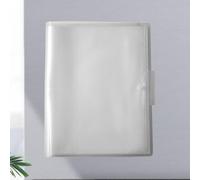 Generic File Folder A3 Size Multi Pockets PP Clear Round Edge Document Organizer for Office Students Lightweight Portable (20 Pockets)