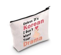 Generic Finger Heart Makeup Bag Korean Lover Gift Korean Obsessed Gift Korean Tv Fans Gift Korean Drama Addicts Bag