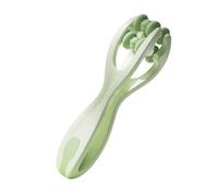 Generic Finger Roller Massager Double Silicone Roller Massage Handheld Hand Massager for Points Relax Teen Adults, Green