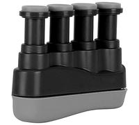 Generic Finger Strengthener, Ergonomic Silicone Hand Grip Exerciser for Guitar Bass Piano Ukulele Violin, with 5 Pounds for Finger Strength Training (Black)