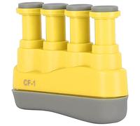 Generic Finger Strengthener, Ergonomic Silicone Hand Grip Exerciser for Guitar Bass Piano Ukulele Violin, with 5 Pounds for Finger Strength Training (Yellow)