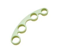 Generic Finger Stretcher for Guitar, Finger Expansion Sleeve for Musicians, Practice Strength, Separator Made of PP, Easy to Clean, Co, Green M