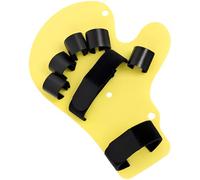 Generic Fingers Splint Hand Orthosis, Yellow Abs Finger Separator for Stroke Rehabilitation Training, Adjustable Five Finger Correction Board, Supports Hand Function Recovery