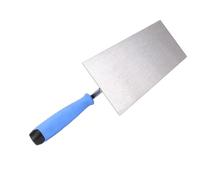 Generic Finishing Trowel Ergonomic Rubber Handle Stainless Steel Plastering Tool for Wall and Floor Construction 1 X 7.1 X 4.1in