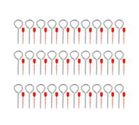 Generic Fire Extinguisher Pin Locker Set with Plastic Seals, Quick-release Safety Pins for Firefighter Accessories, Sturdy Extinguisher Accessory Kit for Secure Equipment Locking