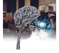 Generic Fire Resistant Welding Cap Adjustable Mystical/Fantasy Retardant Head Protective for General Welding Operations Metal Processing Fire Retardant Cloth Free Size