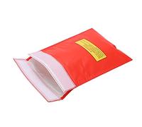 Generic Fireproof Lipo Battery Explosion Protection Bag Safe Storage for Various Aircraft Batteries 9.1x11.8in Heat Resistant (Red)